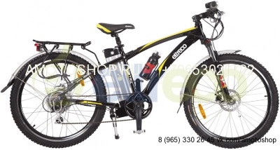 Велогибрид Eltreco Ultra EX 350W (EL) черный/зеленый