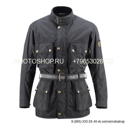 Куртка текстильная мужская Belstaff XL500 Replika Jacket черная 