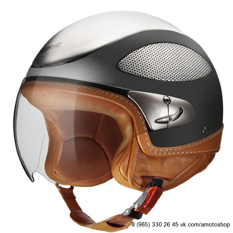 Шлем (открытый со стеклом) Spitfire из нержавеющей стали с визором из полик...