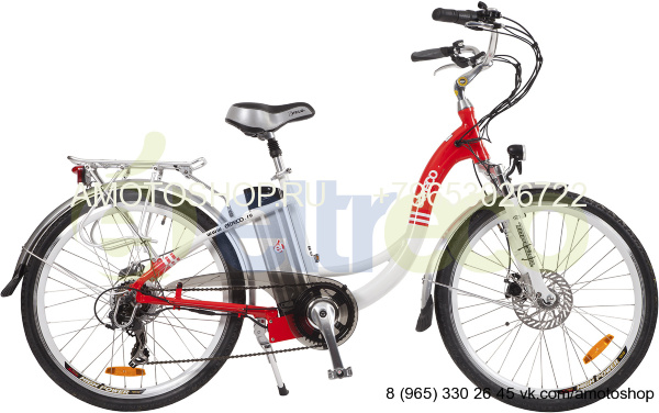 Велогибрид Eltreco ZW-TDL26SN-003 белый/красный