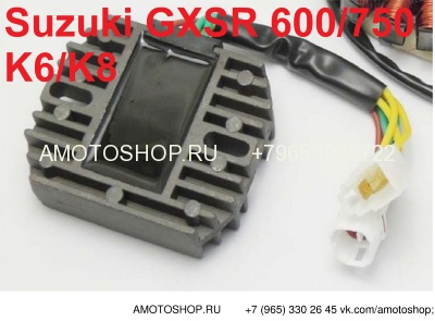 реле зарядки (регулятор напряжения) Suzuki GSXR 600/750 K6/K8
