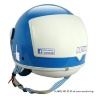 Шлем (открытый со стеклом) Max Social Network синий глянцевый