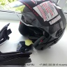 Шлем (трансформер)  HD190  Solid  черный глянцевый  XXL