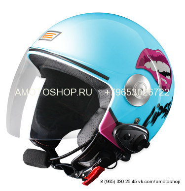 Шлем (открытый со стеклом) Origine Pronto Lipstick