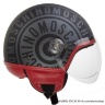 Шлем (открытый со стеклом) Moschino Logo черн./серый матовый