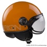 Шлем Momo Design FGTR Glam оранжевый глянцевый