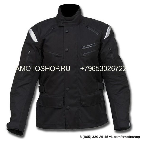 Куртка текстильная SUOMY M-DOUBLE черная