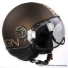 Шлем Momo Design FGTR New Generation коричневый/золотистый матовый