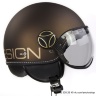 Шлем Momo Design FGTR New Generation коричневый/золотистый матовый