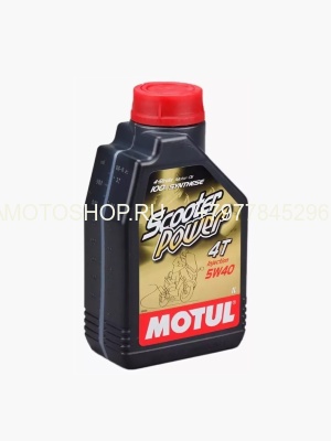 Масло motul 4T scooter power synthetic